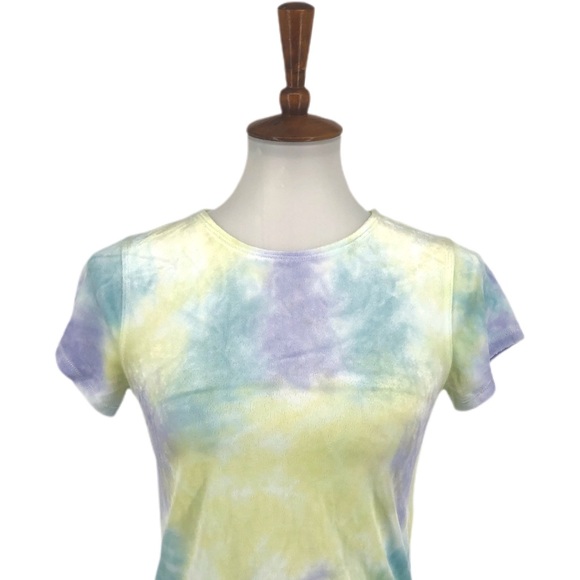 Free People Tie Dye Bright Eyes Velvet T-Shirt - Picture 2 of 9